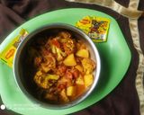 A picture of step 2 of Govi-Aloo Masala.