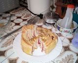 Foto del paso 6 de la receta: Rosa de Fiambre. (sándwich enrollado al horno)