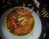 A picture of step 6 of Chinese bhel.