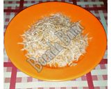 Foto langkah ke 3 dari resep Tumis Kates/Pepaya Muda + Udang Rebon Kering.