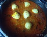 A picture of step 9 of Guddu(Egg) Pulusu.