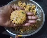 A picture of step 4 of Leftover Rice Cutlet / patties.