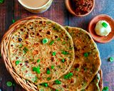 A picture of step 4 of Spring Onion Paratha.