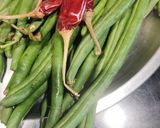 A picture of step 2 of French Beans Foogath French Beans Stir fry.
