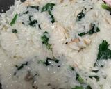 Foto del paso 5 de la receta: Risotto de espinaca y pollo 🍗