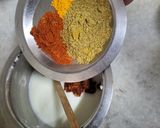 A picture of step 3 of Tiranga Sabzi-Green Chana Paneer Sabzi(Kathiawadi style).