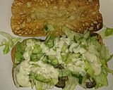 A picture of step 8 of Tex's Surf & Turf Sarnie 🐠🐮🍞.
