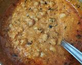 A picture of step 8 of Choley chana (chickpeas curry).