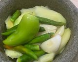 A picture of step 2 of Spicy and sour - Kairi ki Chutney😋.