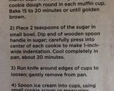 A picture of step 2 of Mini ice cream cookies cups.