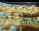 Foto del paso 6 de la receta Hojaldre relleno con queso de cabra, rúcula, tomate y champiñones 