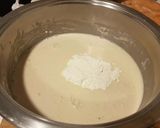 Foto del paso 4 de la receta Tempurburguesa de pollo, champiñones y mozzarella con guarnición