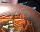 Foto del paso 6 de la receta: Noodles de huevo al estilo oriental, con setas namiko, para vegetarianos