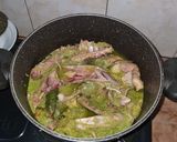 Foto langkah ke 6 dari resep Itiak Lado Mudo Koto Gadang, Sumbar (Bebek Sambal Hijau).