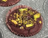 A picture of step 12 of Eggless Beetroot Muffins – Naturally Pink, Wholesome & Nutty.