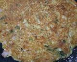 A picture of step 3 of Gobhi Cheela.