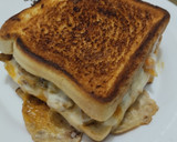 Foto del paso 9 de la receta: Sandwich🥯de carne🧅y queso🧀🥩🫑