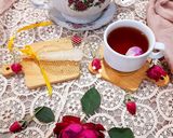 عکس مرحله 2 از دستور چای باعطر گل محمدی تازه