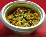A picture of step 5 of Kollu pulao (Horse gram pulao).