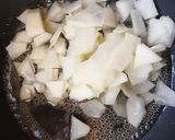A picture of step 3 of Raw papaya chutney.