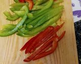 Foto del paso 4 de la receta: ~Pasta de colores con pollo y verduras~