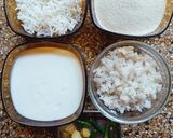 A picture of step 1 of Suji Rice Dhokla.