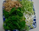 A picture of step 16 of Bún Bò Huế.