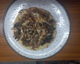 Foto del paso 7 de la receta: Pizza de almendras, cebolla y hongos