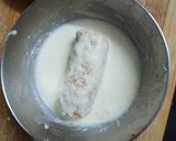 A picture of step 5 of Paneer cheese rolls.