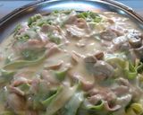 Foto del paso 1 de la receta: Tagliatelle verde con jamón y crema