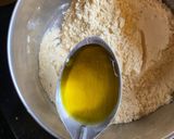 A picture of step 2 of Sattu Parathe.