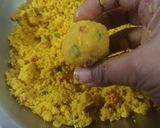 चैरी बेसन लड्डू (cherry besan ladoo recipe in Hindi) रेसिपी चरण 2 फोटो
