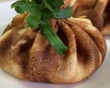 Фото кроку 6 до Блинные мешочки с курицей и грибами.