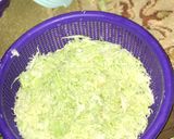 A picture of step 2 of Coselow with homemade mayonnaise.