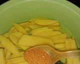 A picture of step 2 of Andy wali fries.