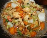 Foto langkah ke 5 dari resep Sapo Tahu Sayur Capcay.