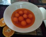 A picture of step 4 of Komola rasogolla.