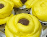 Foto langkah ke 8 dari resep Bakpao Labu Kuning Isi Pasta Kacang Merah.