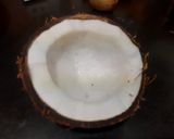 A picture of step 1 of Dessicated coconut.