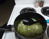 A picture of step 2 of Celery soup!!.