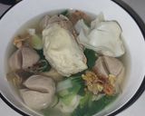 Foto langkah ke 6 dari resep Sup Bakso dan Pangsit.
