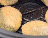 A picture of step 5 of Broccoli Patties with Avocado and Feta Sauce (Healthy Version).