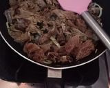 Foto langkah ke 3 dari resep Tumis daging kambing bumbu kecap.