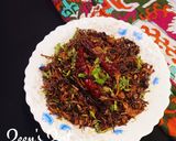A picture of step 4 of Banana Flower Fry.