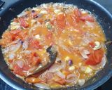 A picture of step 2 of Matar Paneer.