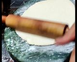 A picture of step 6 of Pizza with spinach and tofu topping.