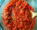 A picture of step 5 of Tamatar ki chutney.