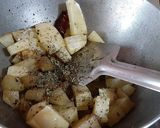 A picture of step 2 of Phulkopi Shingara.