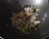 A picture of step 2 of Palak Chole.