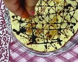 A picture of step 1 of Chocolate papad with biscuits sandwich.